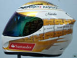 Casco Replica Fernando Alonso lateral